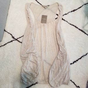 Anthropologie Ric Rac Ivory Boho Vest XS